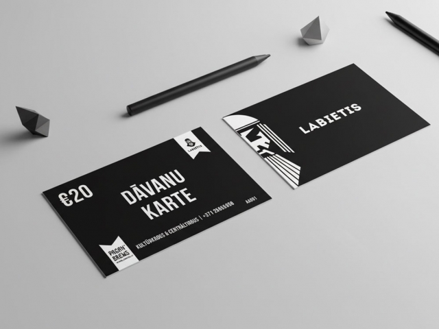 Gift card graphic design