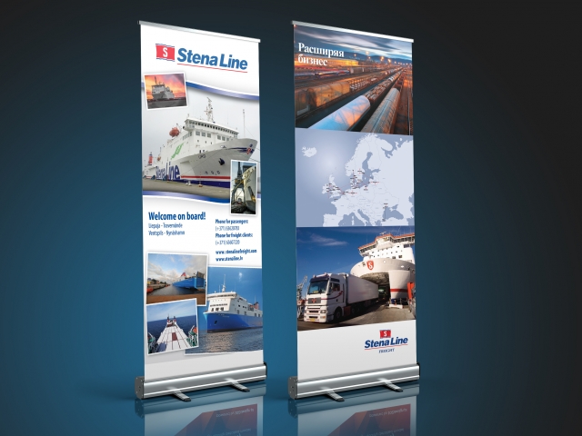 Stena Line Roll-up dizains un druka