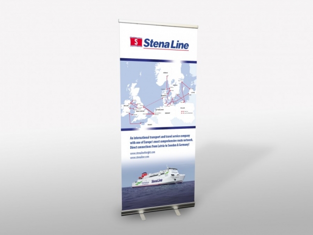 Stena Line Roll-up dizains un druka