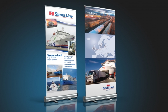 Stena Line Roll-up dizains un druka