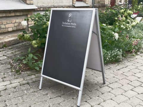 A type street stand - blackboard