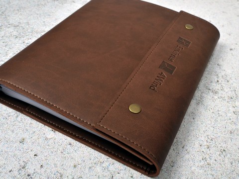 Leather covers for planners