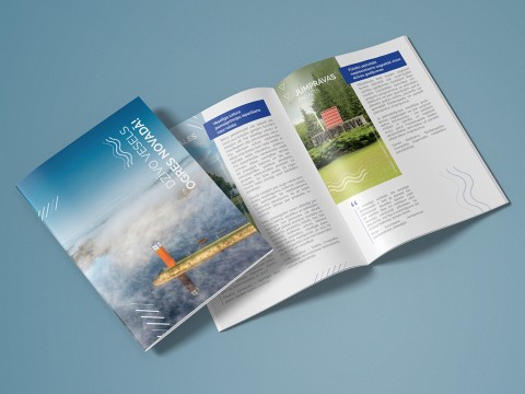 Brochures printing layout design