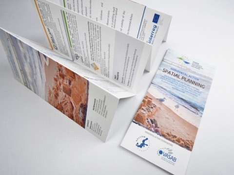 folded booklets, graphic design