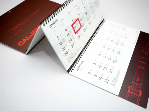 Exclusive calendar printing for 2026.