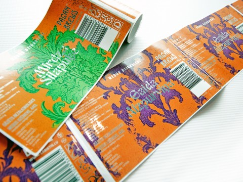 Lables printing digital print