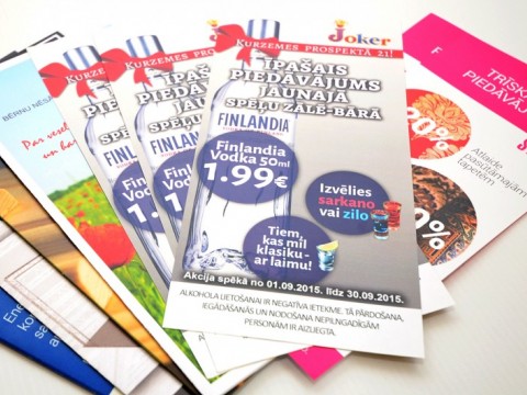 Leaflets digital print