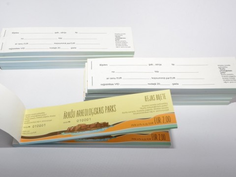 tickets printing, binding