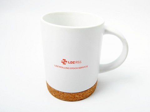 Coffee mug print in deco print