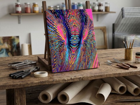 abstract canva production