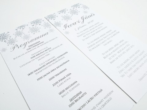 Wedding invitation printing
