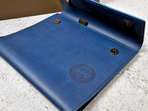 Debossing leather covers for planners