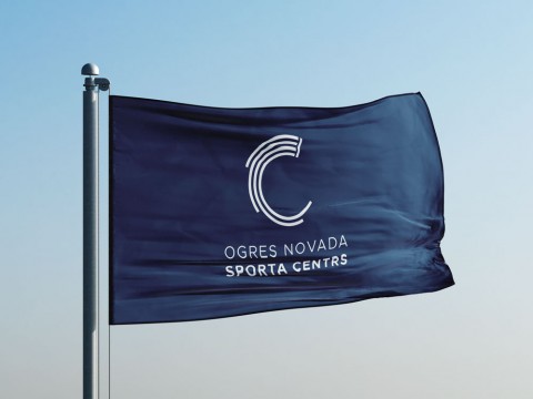 Advertising flag printing - rectangular shape