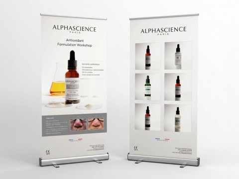 Mobile roll up stands