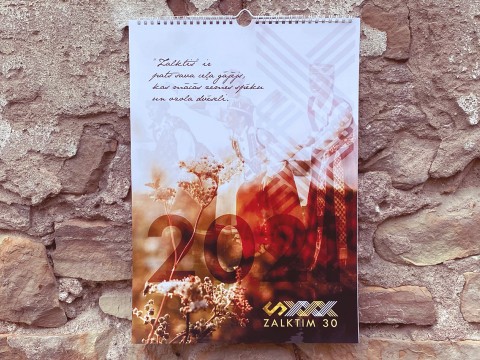 Wall calendar printing