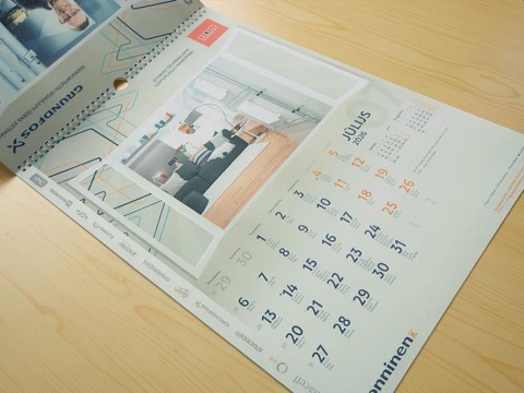 Wall calendars production 2026