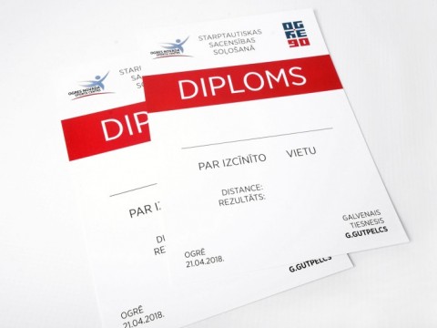 diplomi izgatavošana, medaļas