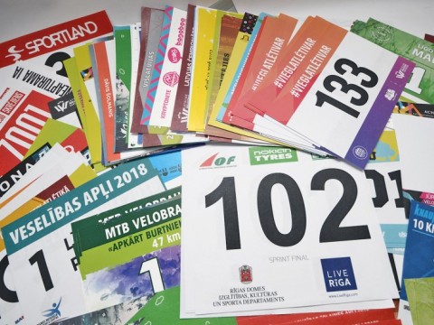 marathon bib number printing on tyvek