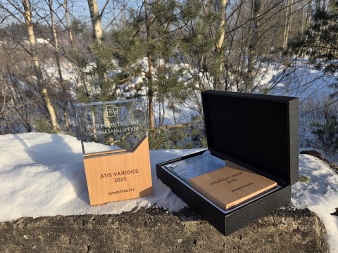 Trophy with engraving