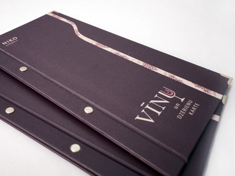 Making a wine menu