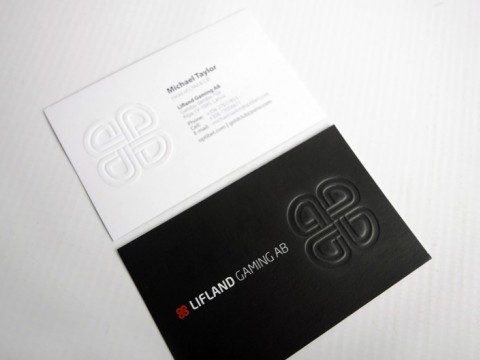 business cards production