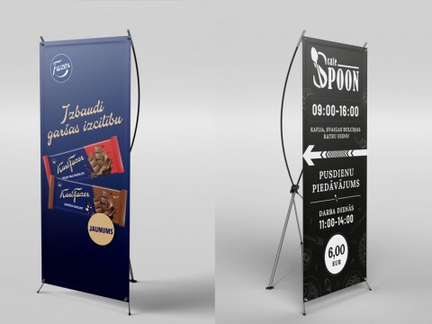 X-banner - mobile stand