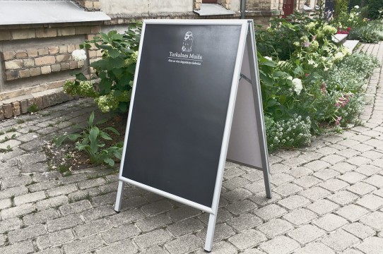 A type street stand - blackboard