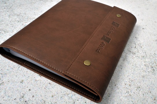 Leather covers for planners