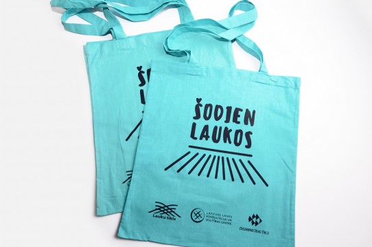 cotton bags with imprinting in silkscreen