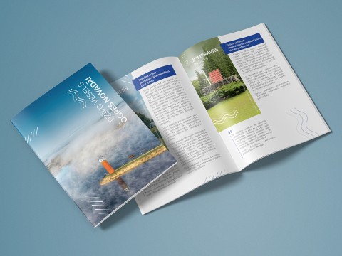 Brochures printing layout design
