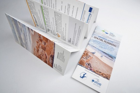 folded booklets, graphic design