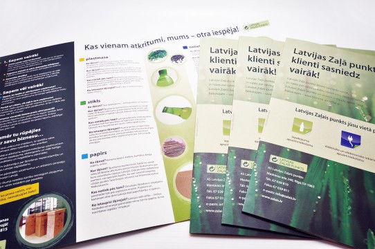 brochures, booklet printing on recycled paper