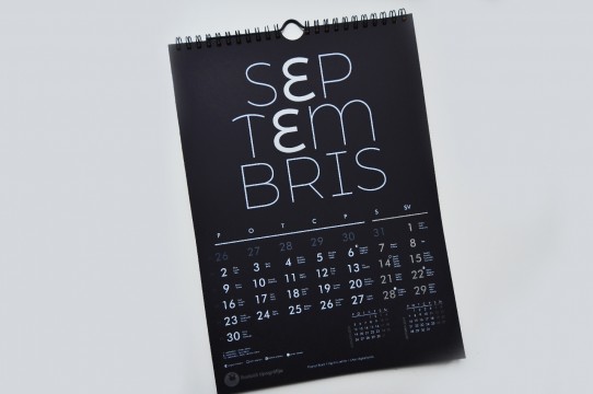 Exclusive calendar printing