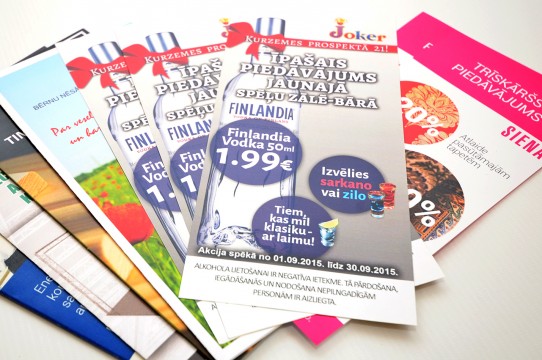 Leaflets digital print