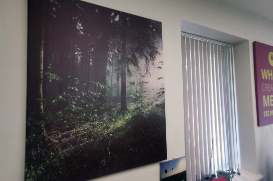 Photo canvas printing