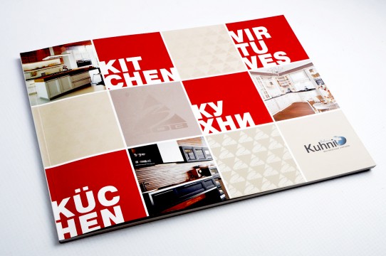 Catalog layout, graphic design