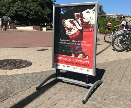 Street poster stand