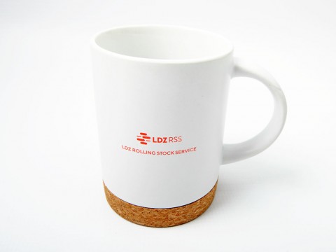 Coffee mug print in deco print