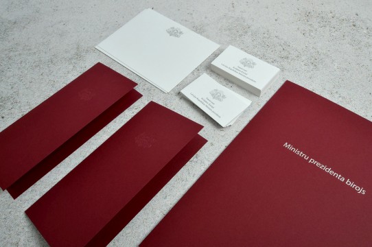 Stationery representative materials, printing