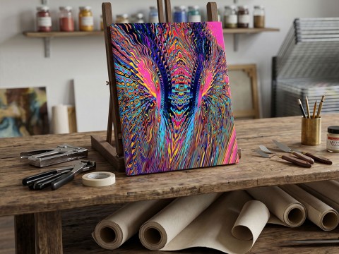 abstract canva production