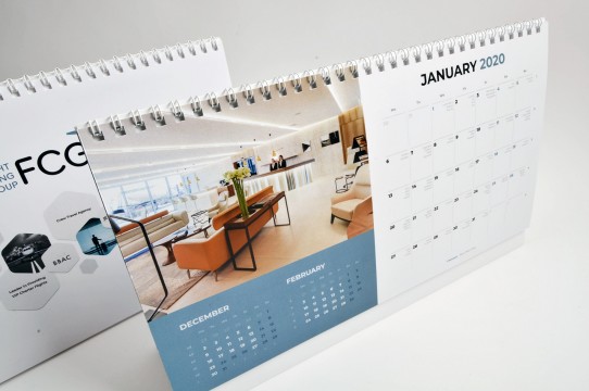 Production of corporate calendars