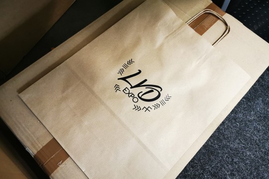 Craft paper bag printing