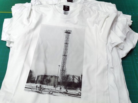 Shirt printing in digital printing