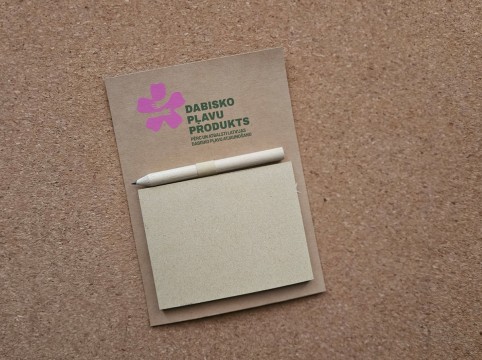 Notepad magnetic with imprint
