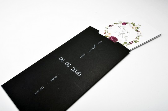 Print black invitations in white