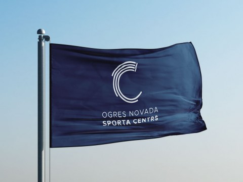 Advertising flag printing - rectangular shape