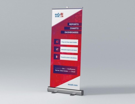 Roll up stand print