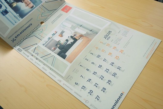Wall calendars production 2026
