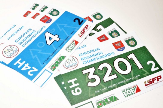 Bib numbers printing Latvia