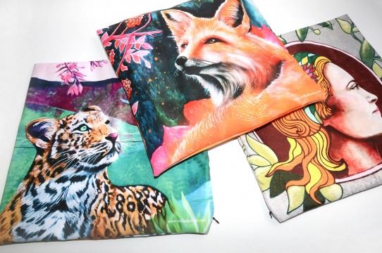 pillowcases with imprinting in sublimation